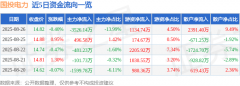 股票行情快报：国投电力
